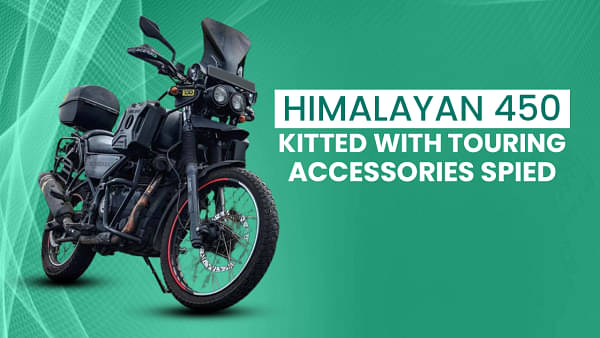 Royal Enfield Himalayan 450 Kitted With Touring Accessories Spied