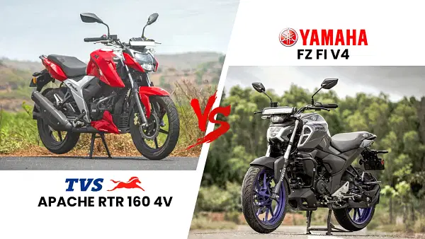 Yamaha FZ Fi V4 vs Apache RTR 160 4V: Most Modern 160cc Bikes Battle It ...