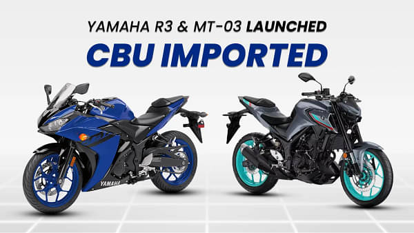 Yamaha R3 and MT-03 Launched In India, CBU Imported