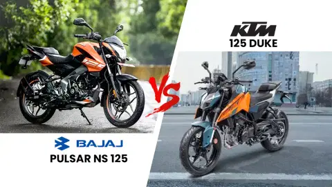 2024 KTM 125 Duke vs 2024 Bajaj Pulsar NS 125 2024 KTM 125 Duke vs 2024 Bajaj Pulsar NS 125