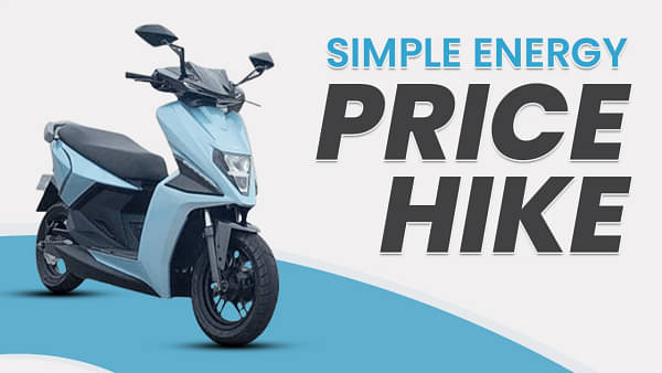 Simple Energy Slaps Rs40,000 Price Hike on One Electric Scooter