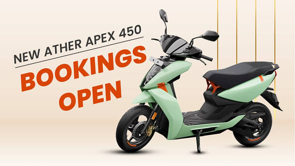 New Ather Apex 450 Bookings Open– Key Details To Know Before Launch