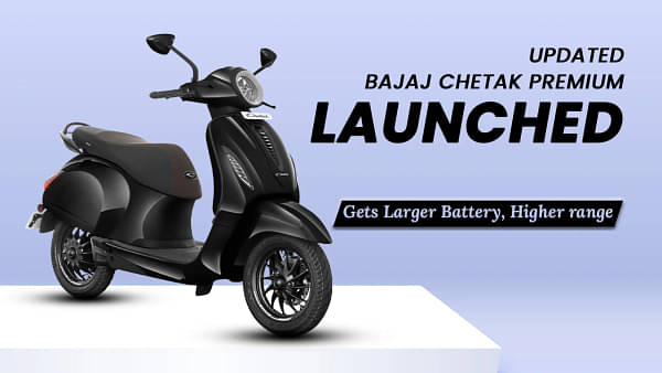 Updated Bajaj Chetak Premium Launched At Rs 1,35,463: Gets Larger Battery, Higher range