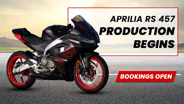 Aprilia RS 457 Production Begins, Bookings Open in India