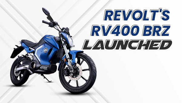 Revolt's RV400 BRZ Launched In India At Rs 1.38 Lakh
