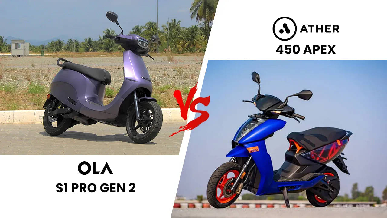 Ola S1 Pro Gen 2 vs Ather 450 Apex: Premium electric scooters compared!