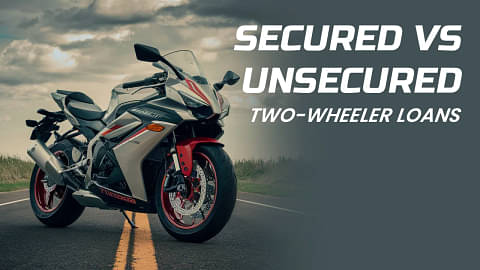 The difference between secured and unsecured two-wheeler loans