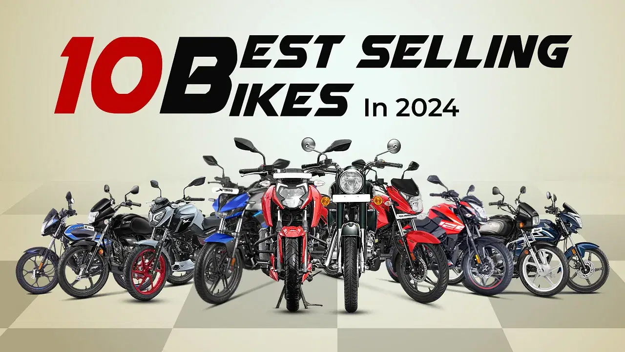 Top 10 Selling Bikes of 2024 in India