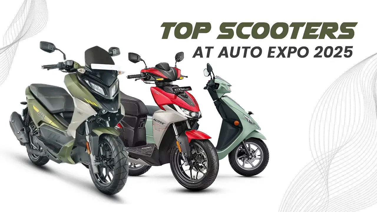 Top Scooters at Auto Expo 2025: Hero Xoom 160, TVS Jupiter CNG, Suzuki Access EV