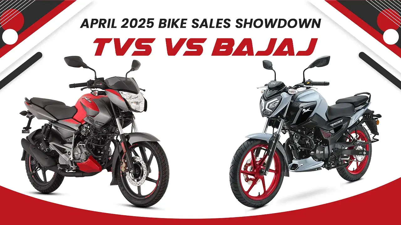 April 2025 Bike Sales Showdown: TVS vs. Bajaj - Who Ruled India’s Roads?