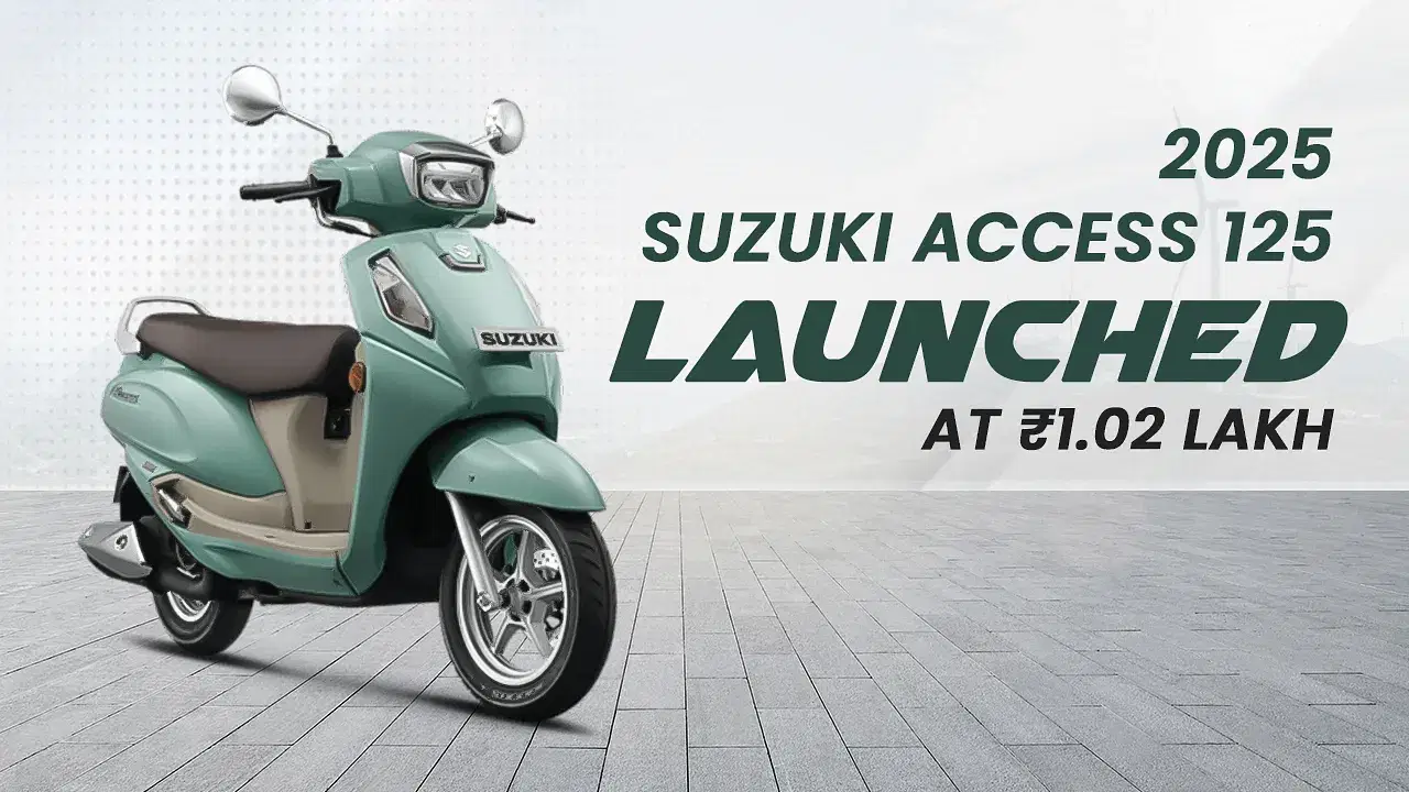 2025 Suzuki Access 125 Launched in India with TFT Display at ₹1.02 Lakh: Features, Price, Specs & More