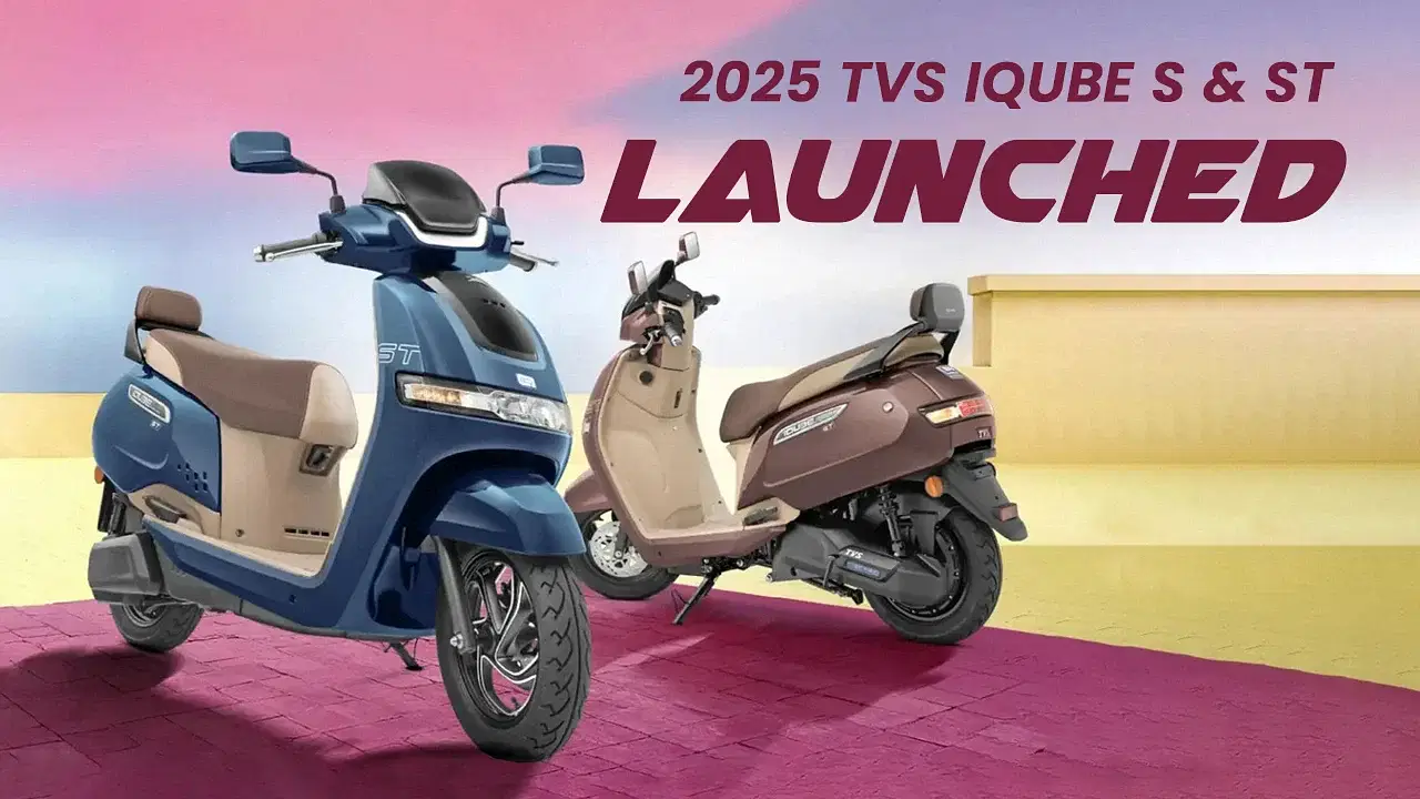 2025 TVS iQube S & ST Launched in India: Up to 212km Range, New Features & Prices!