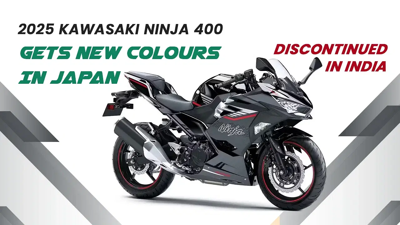 2025 Kawasaki Ninja 400 Gets New Colours in Japan, Discontinued in India