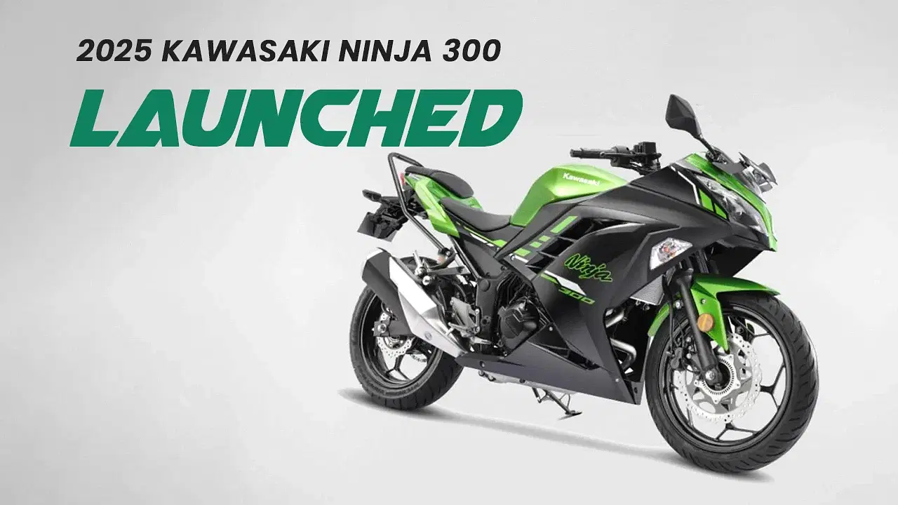 2025 Kawasaki Ninja 300 Launched in India at ₹3.43 Lakh – Price, Specs & Key Updates