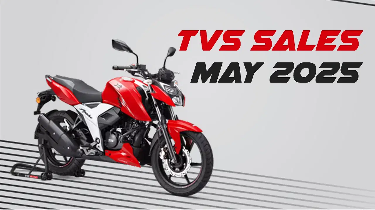 TVS Sales May 2025: 16% Growth in India Driven by iQube, Apache & Jupiter