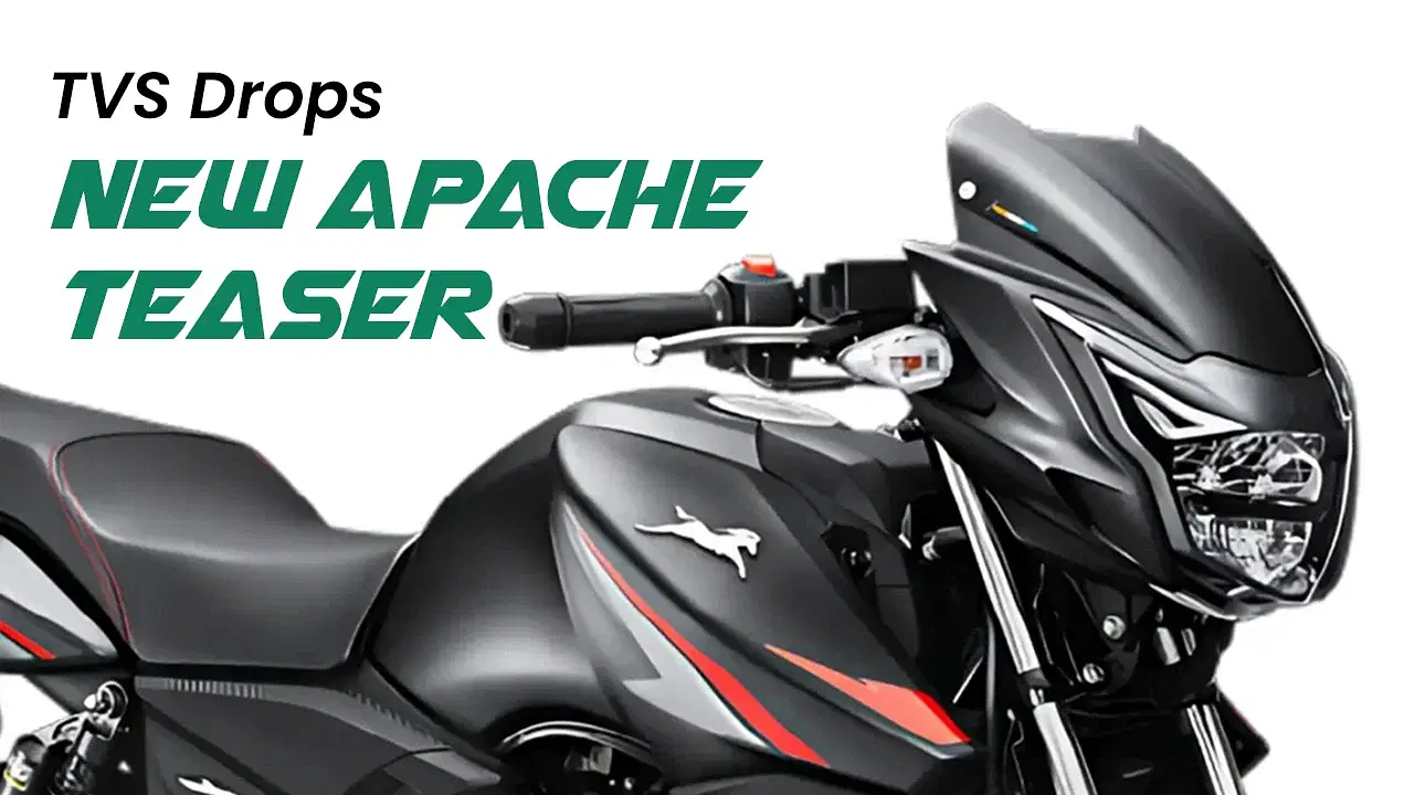 TVS Drops New Apache Teaser: Is it a Refreshed RTR 160 or a Sharper RTR 180?