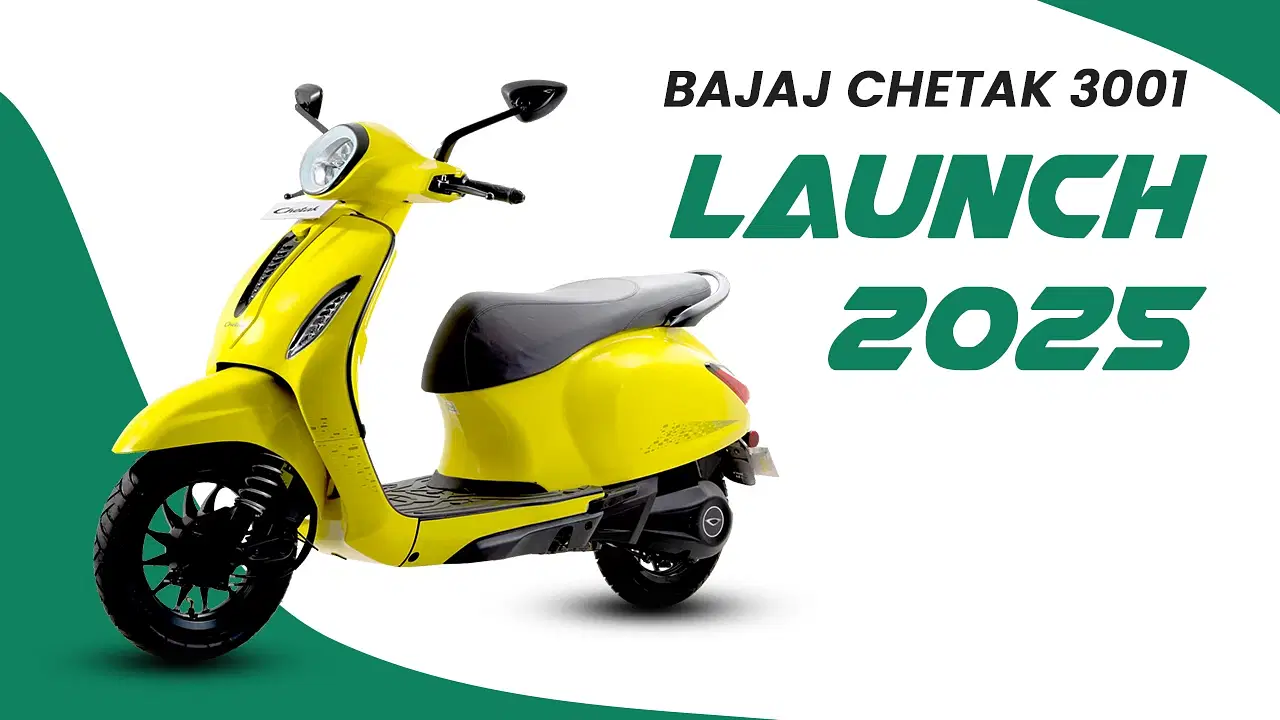 Bajaj Chetak 3001 Launch 2025: Cheapest Electric Scooter in India