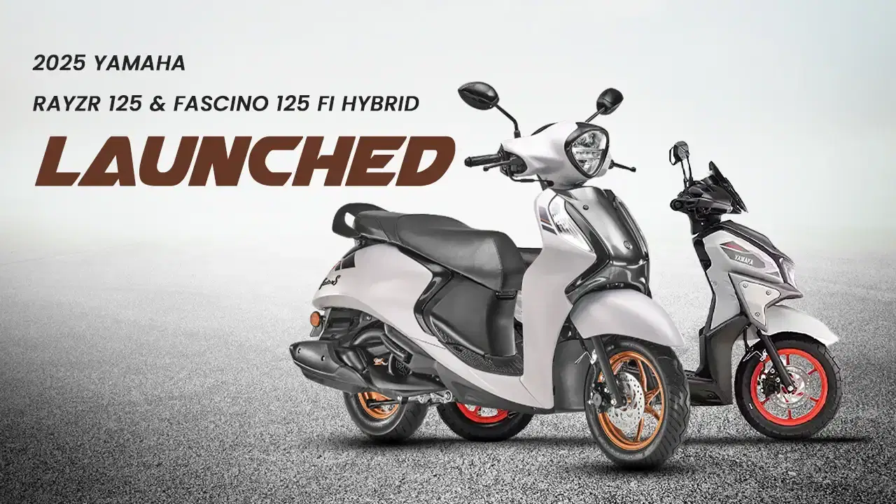 Yamaha RayZR 125 & Fascino 125 Fi Hybrid Launched in India