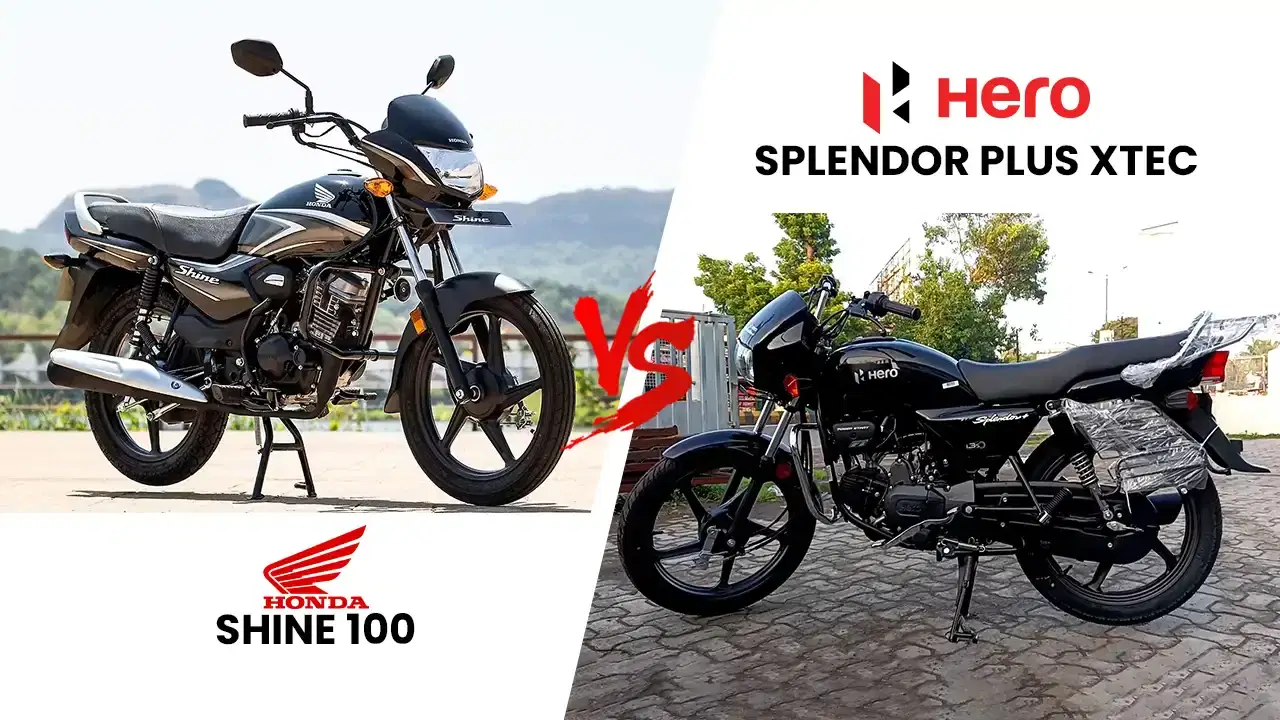 Hero Splendor Plus XTEC vs Honda Shine 100: Best Mileage Bike in 2025?