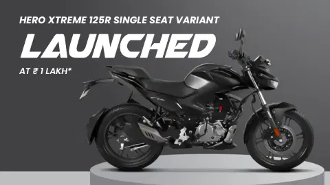 Hero Xtreme 125R Single-Seat Variant Launched in India at ₹ 1 Lakh
