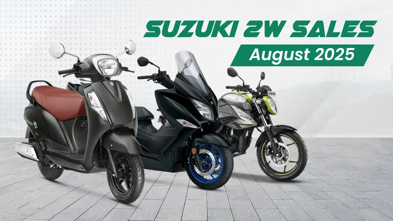 Suzuki 2W Sales August 2025 Grow 8.72% YoY – Access, Burgman, Gixxer
