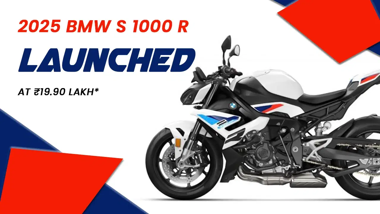 2025 BMW S 1000 R Launched at ₹19.90 Lakh — 170 HP Hyper-Naked Power