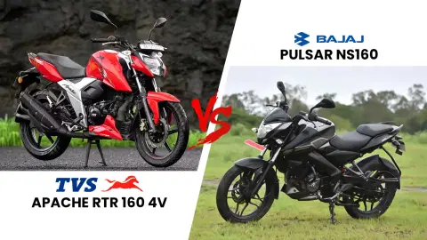 2025 TVS Apache RTR 160 4V vs Bajaj Pulsar NS160: Which is More Powerful? 2025 TVS Apache RTR 160 4V vs Bajaj Pulsar NS160: Which is More Powerful?