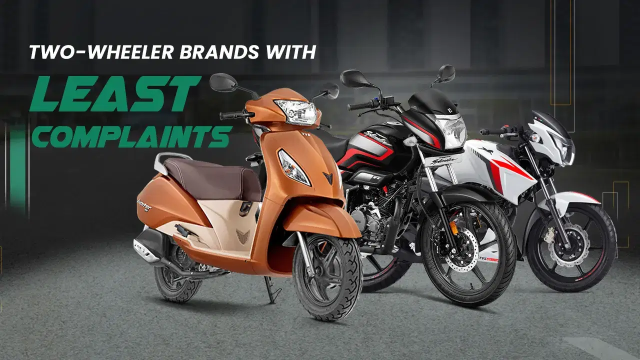 Two-Wheeler Brands with Least Complaints – Survey Results