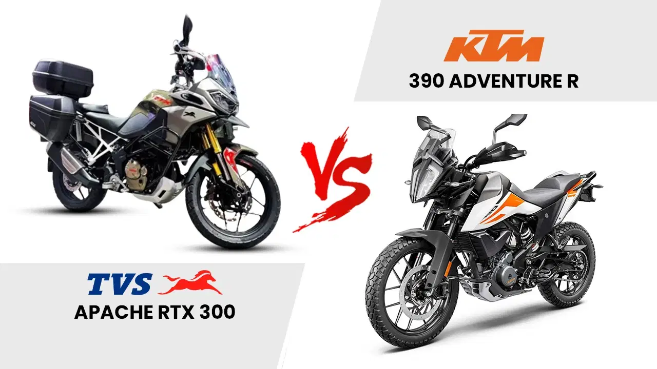 TVS Apache RTX 300 vs KTM 390 Adventure R — Battle of the ADV 300–400cc