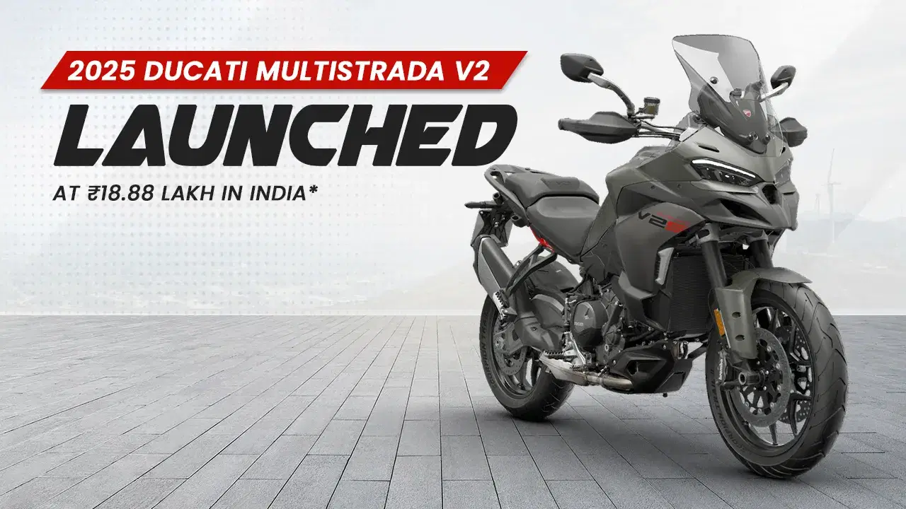2025 Ducati Multistrada V2 Launched at ₹18.88 Lakh in India