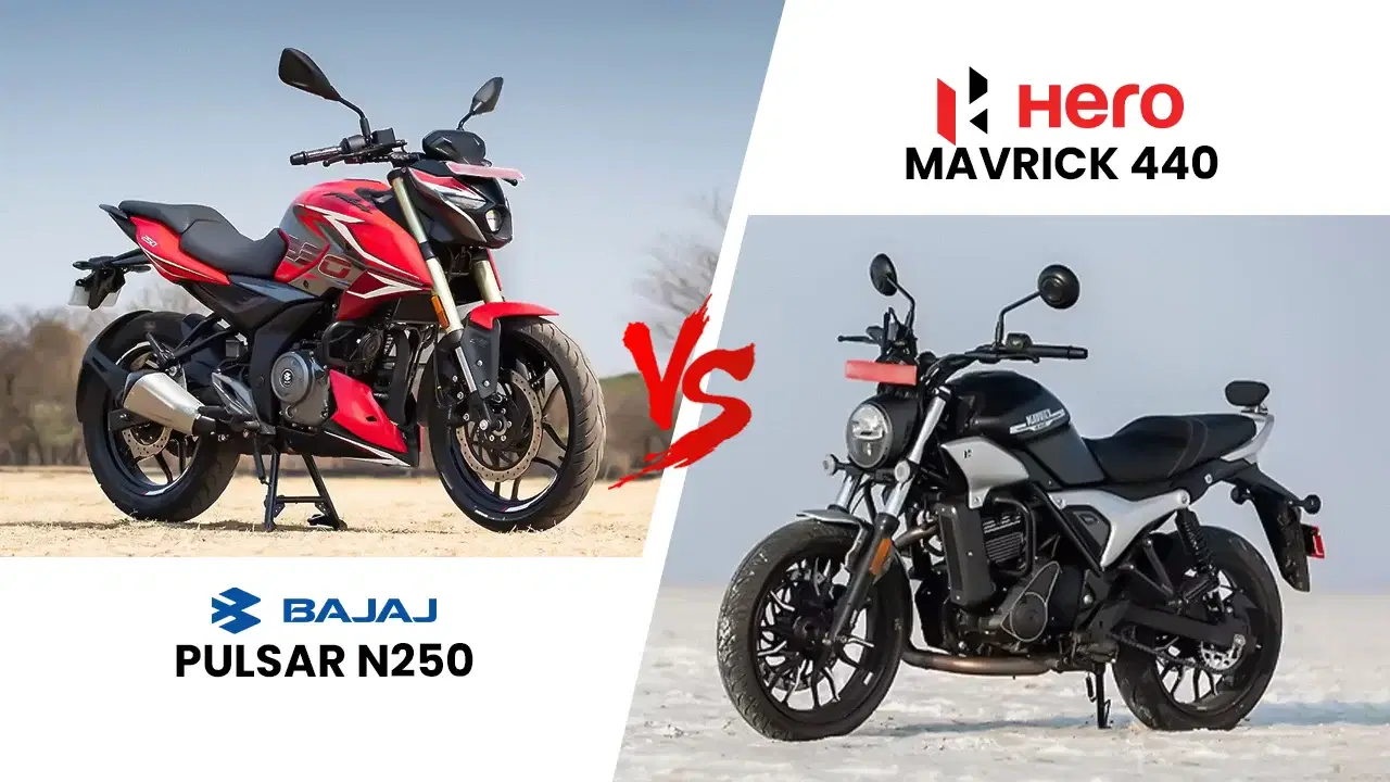 Bajaj Pulsar N250 vs Hero Mavrick 440 – Which Streetfighter Wins in 2025?