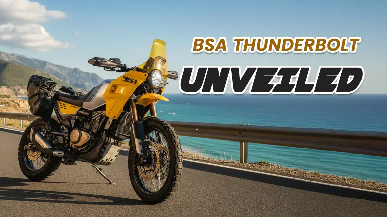 BSA Thunderbolt Unveiled at EICMA 2025: Compact 334 cc ADV from BSA