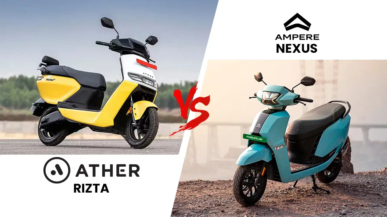 Ather Rizta vs Ampere Nexus – The Electric Scooter Face-Off India Was Waiting For!