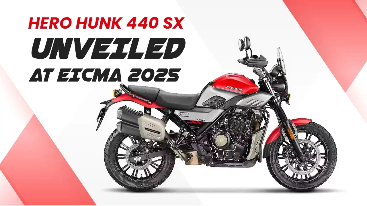 Hero Hunk 440 SX Unveiled at EICMA 2025: Scrambler Style Meets 440cc Performance