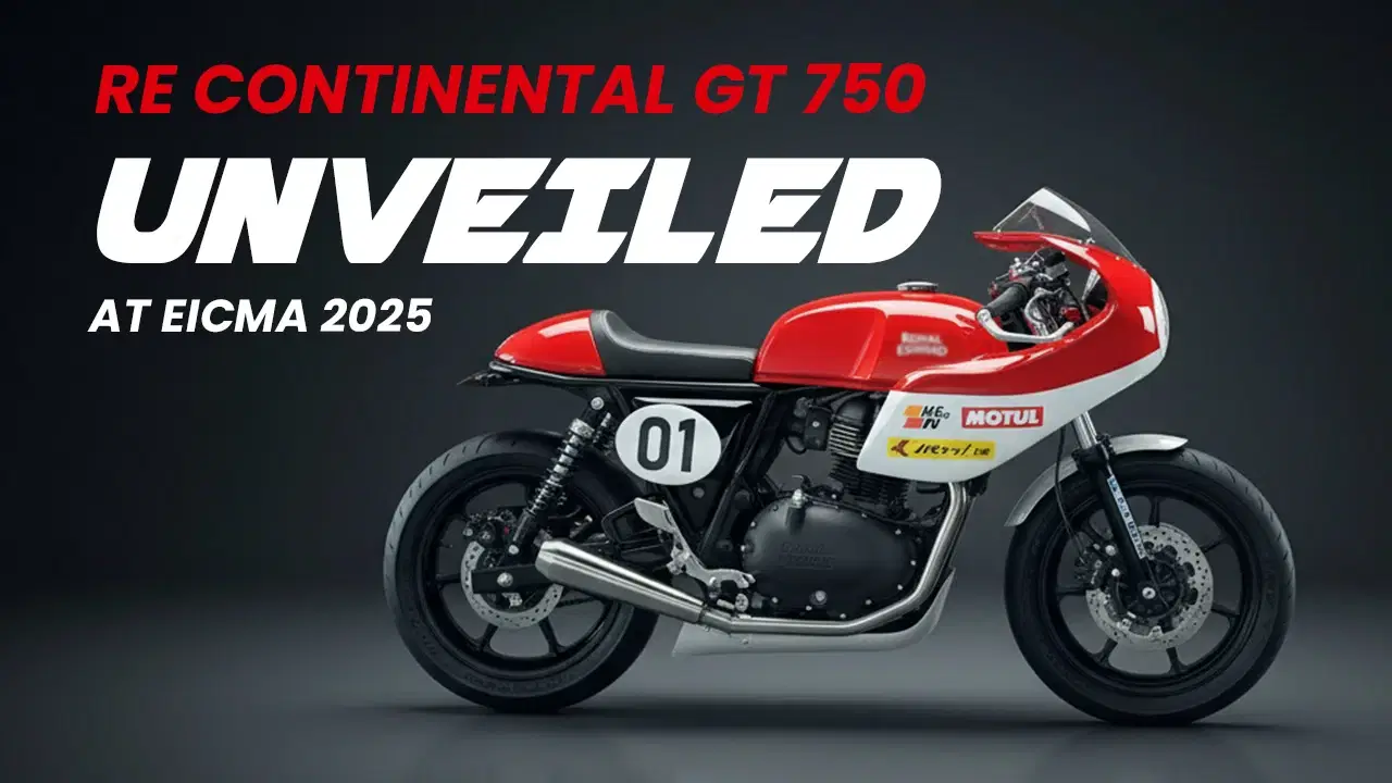 Royal Enfield Continental GT 750 Unveiled at EICMA 2025