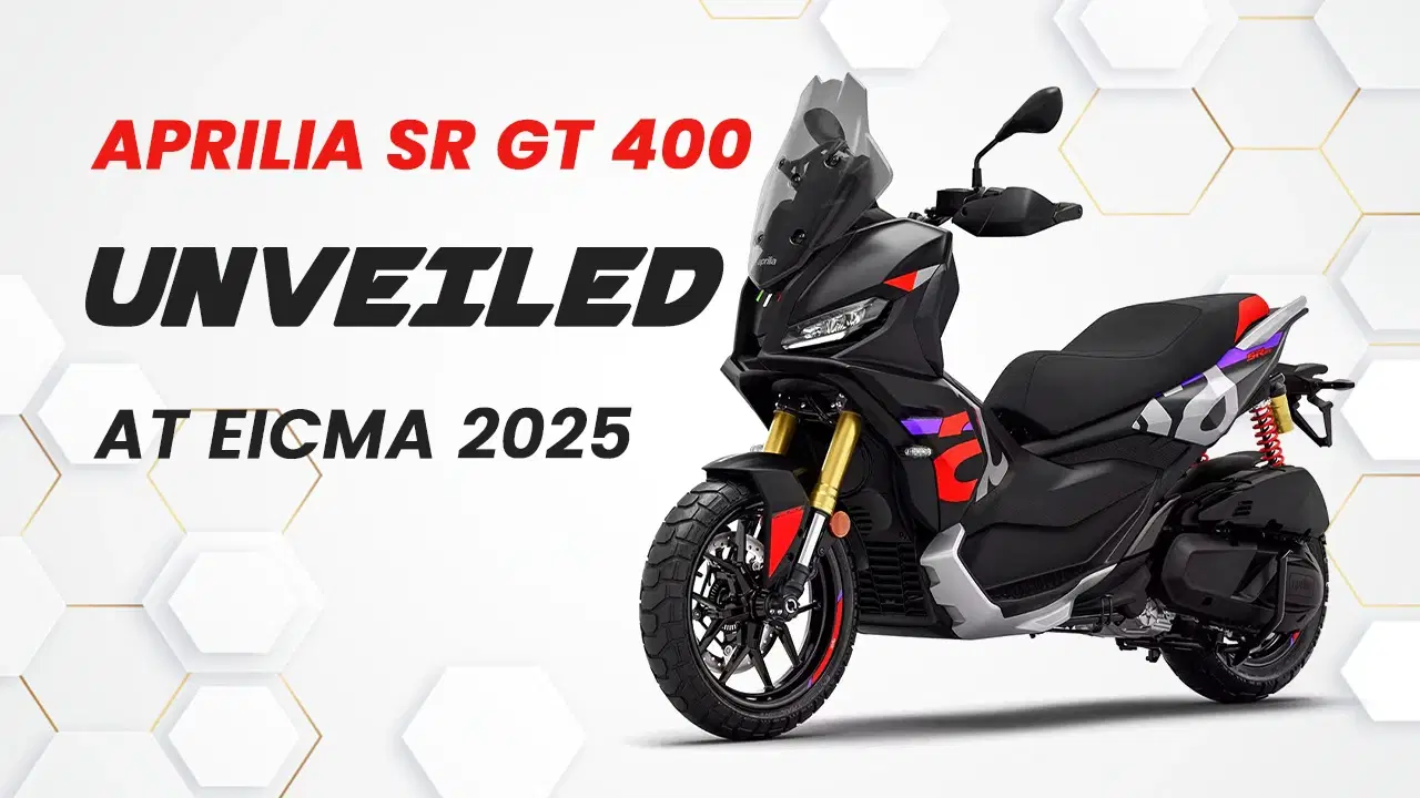 Aprilia SR GT 400 Unveiled at EICMA 2025: ADV Scooter Redefined