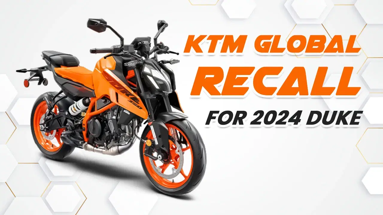 KTM Global Recall: 2024 Duke 125, 250, 390 & 990 Over Fuel Cap Seal