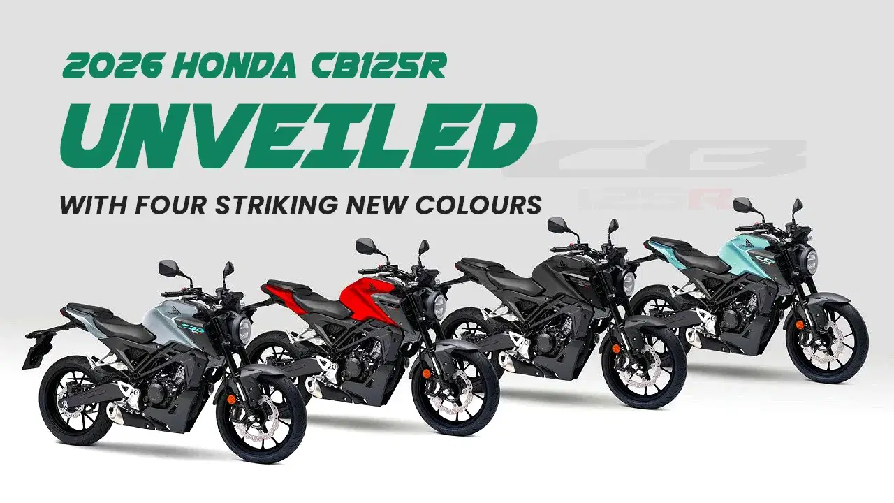 2026 Honda CB125R Gets Four Bold New Colours