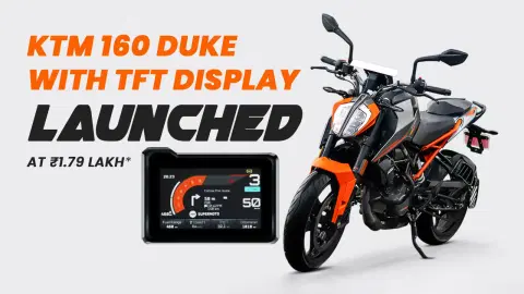 KTM 160 Duke with TFT Display Launched at ₹1.79 Lakh KTM 160 Duke with TFT Display Launched at ₹1.79 Lakh