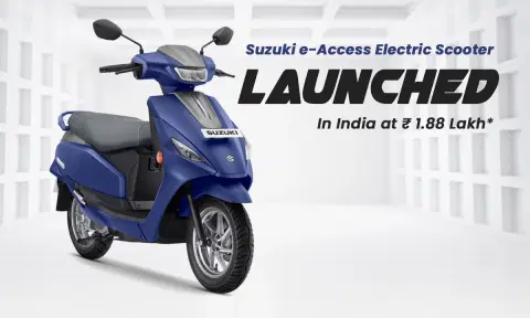Suzuki e-Access Electric Scooter Launched in India at Rs 1.88 Lakh Suzuki e-Access Electric Scooter Launched in India at Rs 1.88 Lakh