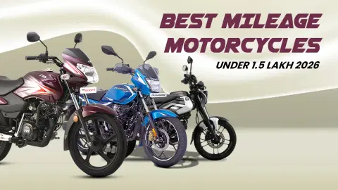 Best Mileage Motorcycles in India Under 1.5 Lakh 2026
