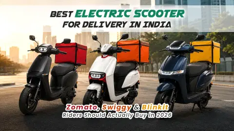 Best Electric Scooter for Delivery in India: What Zomato, Swiggy & Blinkit Riders Should Actually Buy in 2026 Best Electric Scooter for Delivery in India: What Zomato, Swiggy & Blinkit Riders Should Actually Buy in 2026