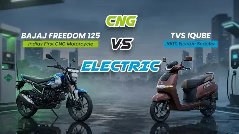 Bajaj Freedom 125 vs TVS iQube: CNG vs Electric Running Cost at 50,000 km — Which One Actually Saves You Money? 
