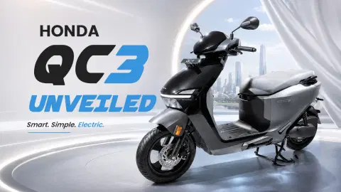 Honda QC3 Unveiled In India: Has Honda Finally Got The E-Scooter Game Right? Honda QC3 Unveiled In India: Has Honda Finally Got The E-Scooter Game Right?