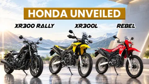 Honda XR300 Rally, XR300L And Rebel Lineup Unveiled In India