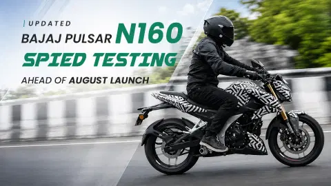 Updated Bajaj Pulsar N160 Spied Testing Ahead of August Launch Updated Bajaj Pulsar N160 Spied Testing Ahead of August Launch
