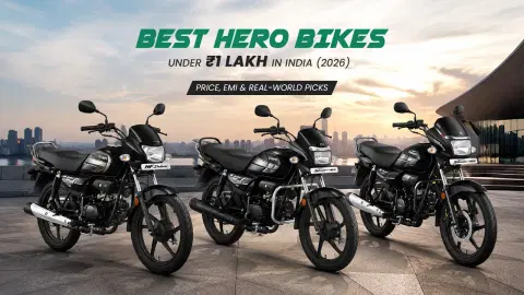 Best Hero Bikes Under ₹1 Lakh in India (2026): Price, EMI & Real-World Picks Best Hero Bikes Under ₹1 Lakh in India (2026): Price, EMI & Real-World Picks