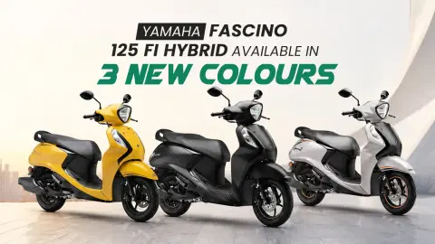 Yamaha Fascino 125 Fi Hybrid Available in Three New Colours: Price, Specs and Full Details Yamaha Fascino 125 Fi Hybrid Available in Three New Colours: Price, Specs and Full Details