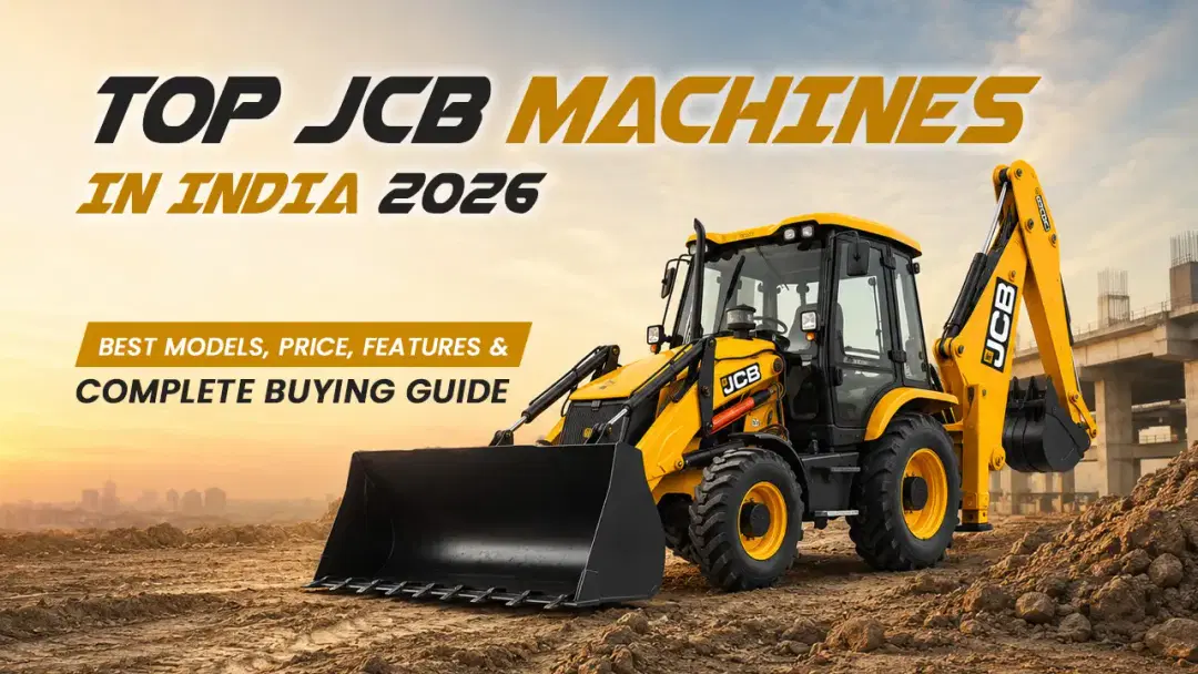 Top JCB Machines in India 2026 – Best Models, Price, Features &Complete Buying Guide