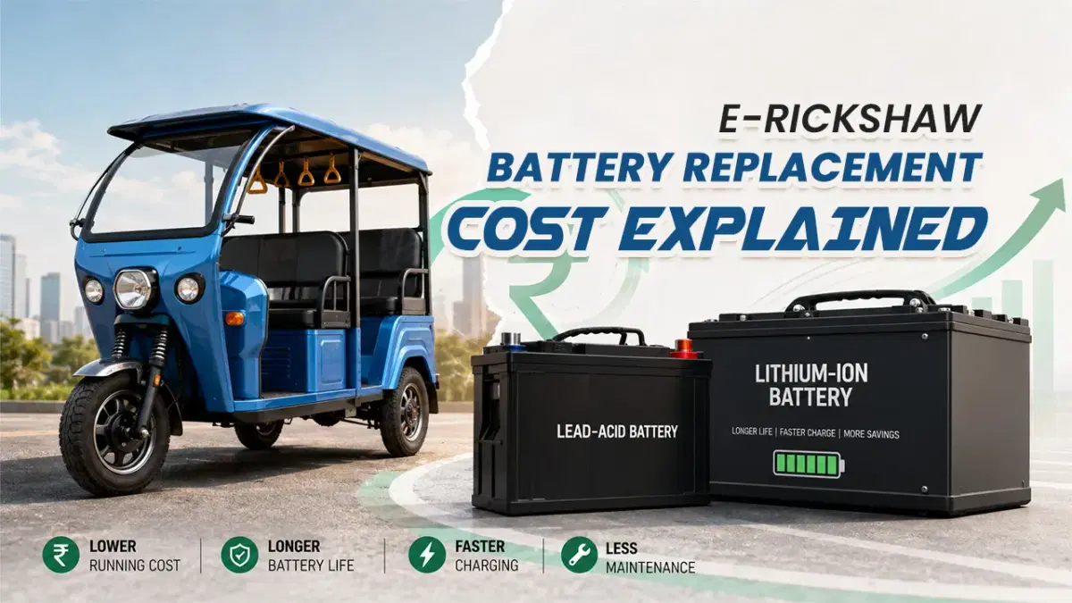 E-Rickshaw Battery Replacement Cost Explained
